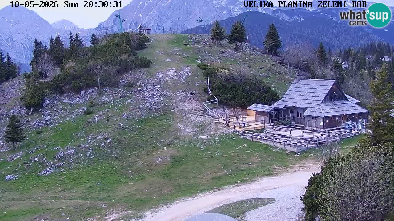 Zeleni Rob – Webcam live | Velika Planina