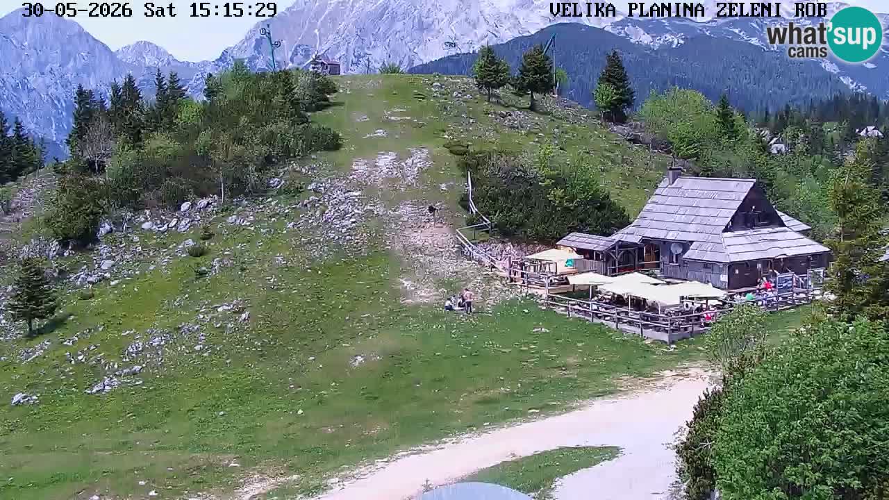 Zeleni Rob – Webcam live | Velika Planina