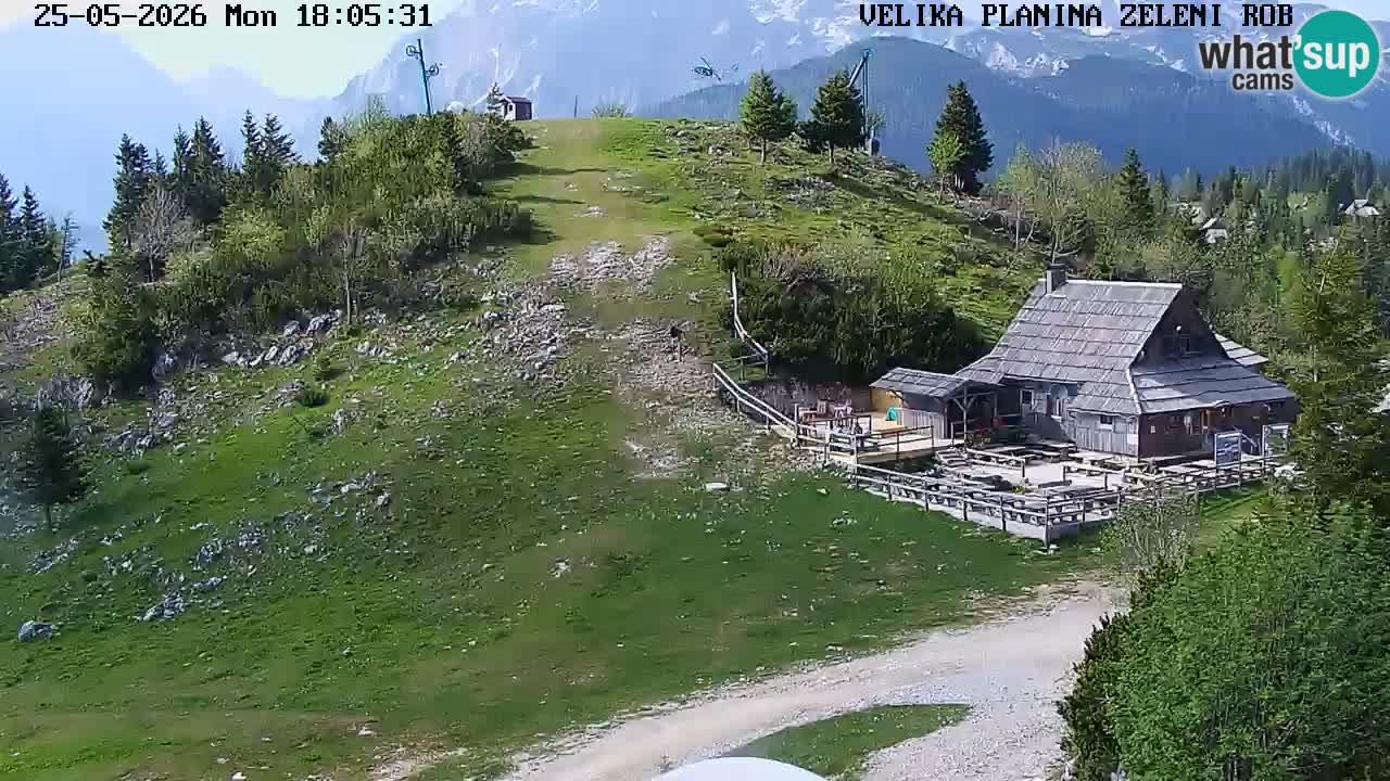 Zeleni Rob – Webcam live | Velika Planina