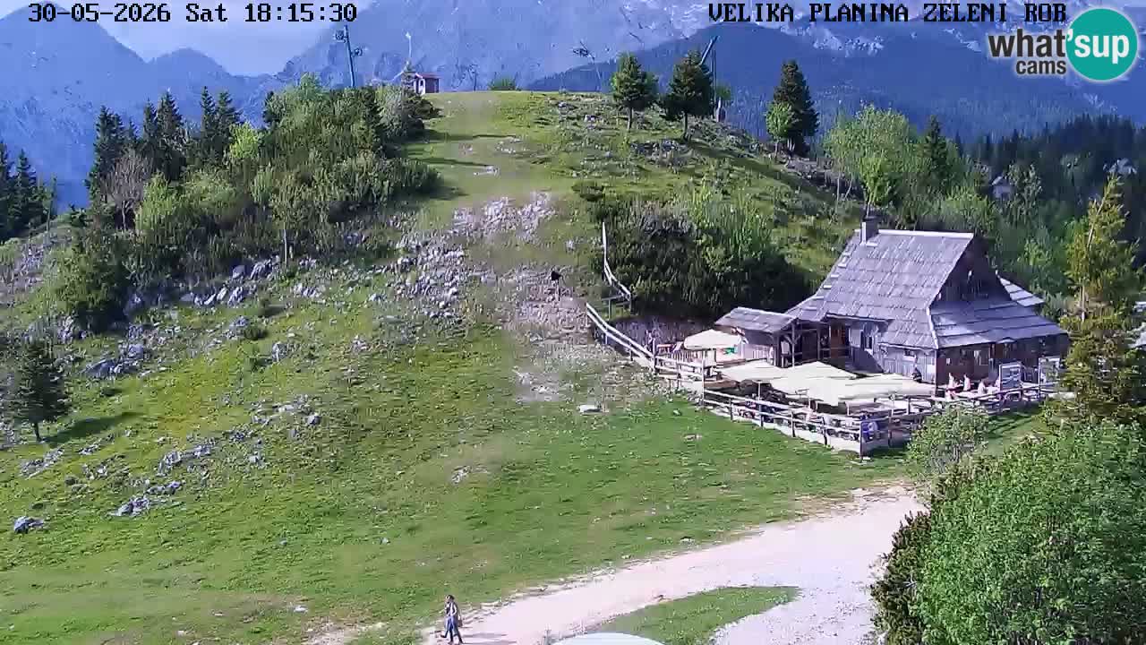 Zeleni Rob | Web kamera Velika Planina