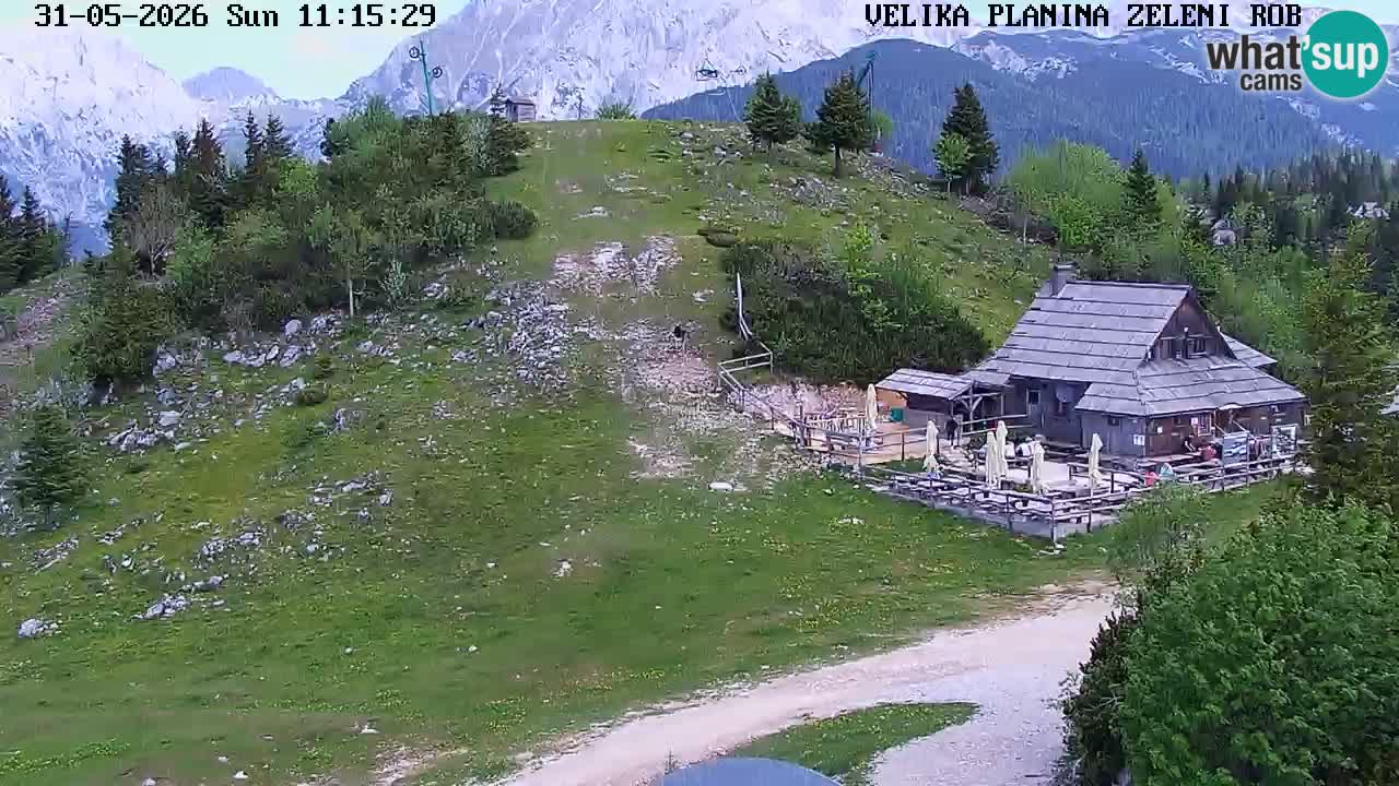 Zeleni Rob | Web kamera Velika Planina