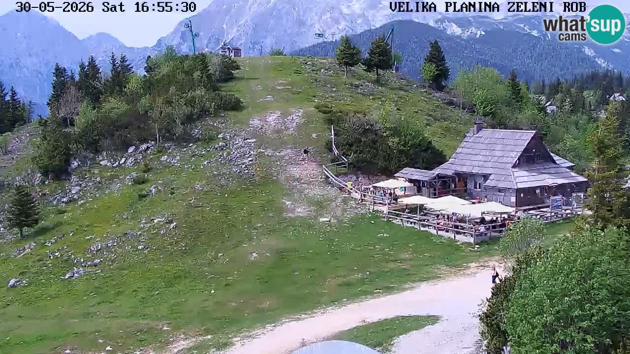Zeleni Rob – Webcam live | Velika Planina