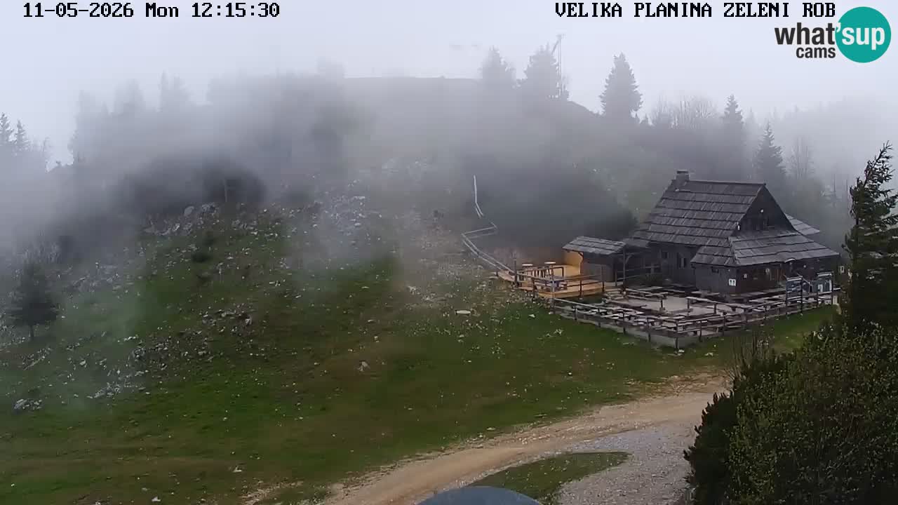 Zeleni Rob | Web kamera Velika Planina