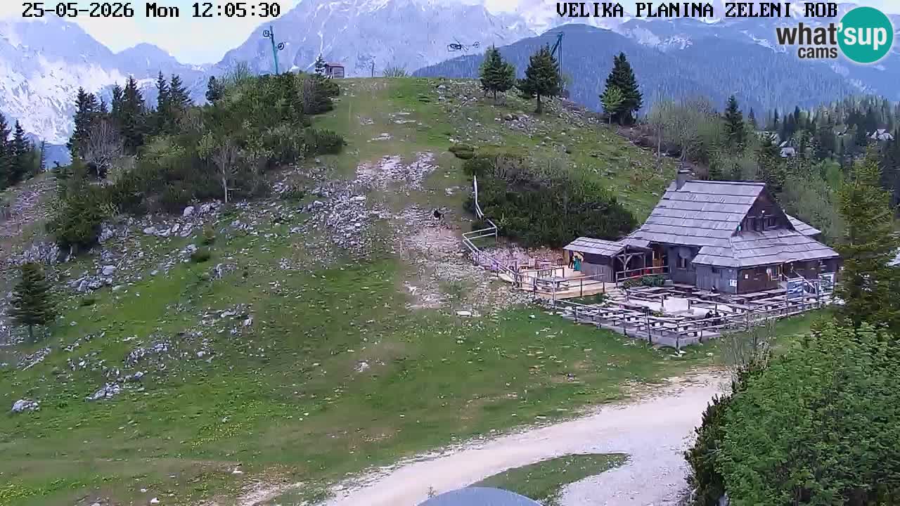 Zeleni Rob | Webcam live Velika Planina