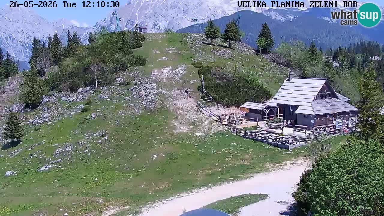 Zeleni Rob – Webcam live | Velika Planina