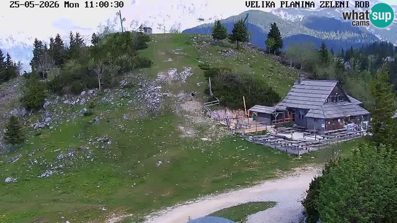 Zeleni Rob – Webcam live | Velika Planina