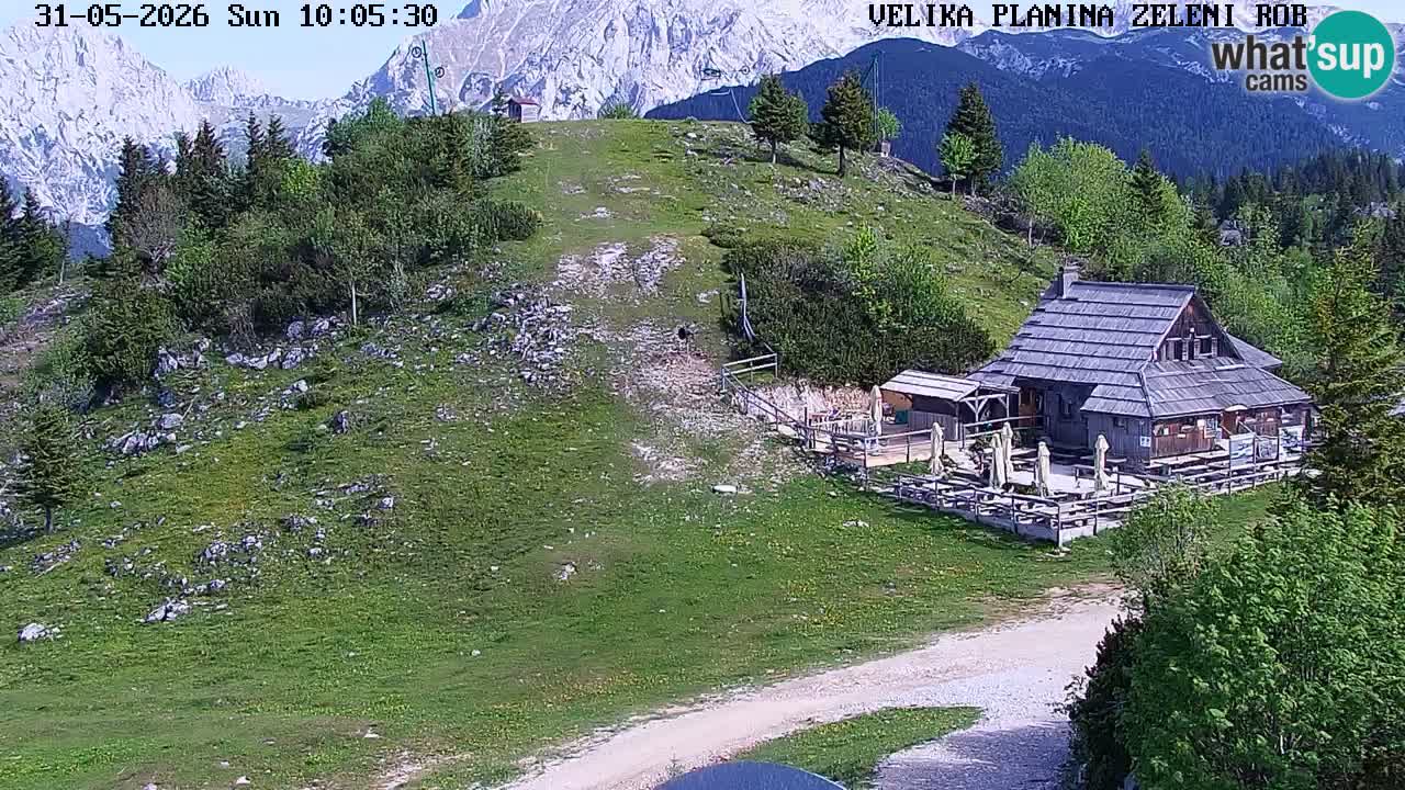 Zeleni Rob | Web kamera Velika Planina