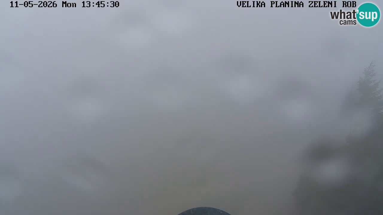 Zeleni Rob | Webcam live Velika Planina