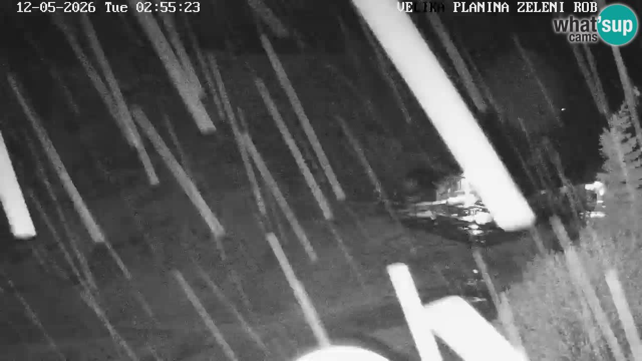 Zeleni Rob | Webcam en vivo Velika Planina