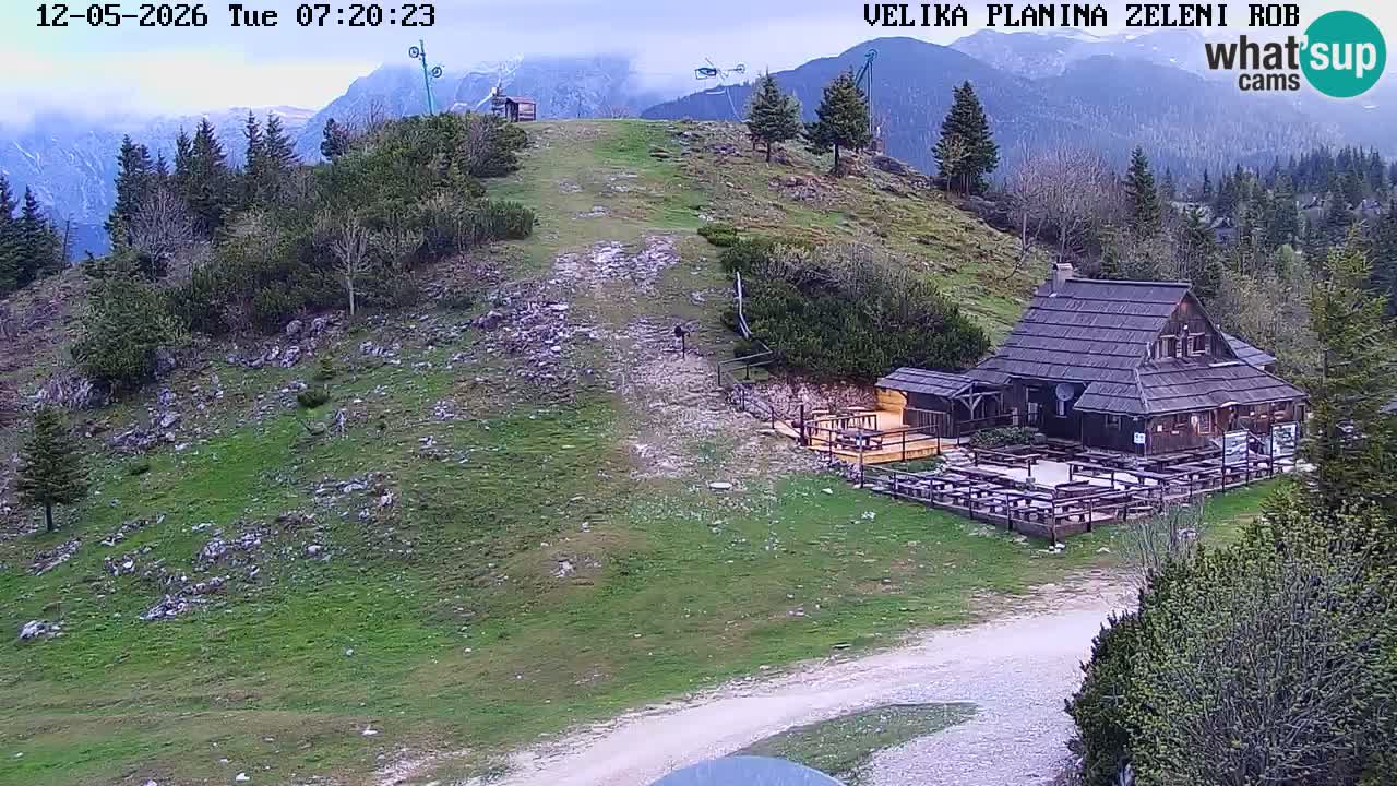 Zeleni Rob | Webcam live Velika Planina