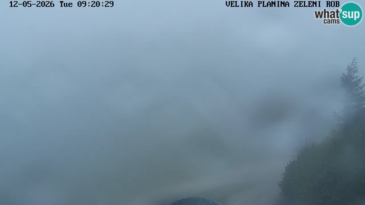 Zeleni Rob – Webcam live | Velika Planina