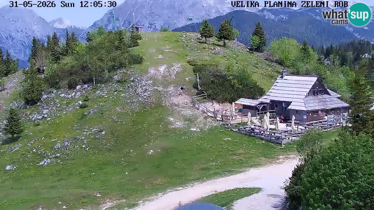 Zeleni Rob | Webcam live Velika Planina