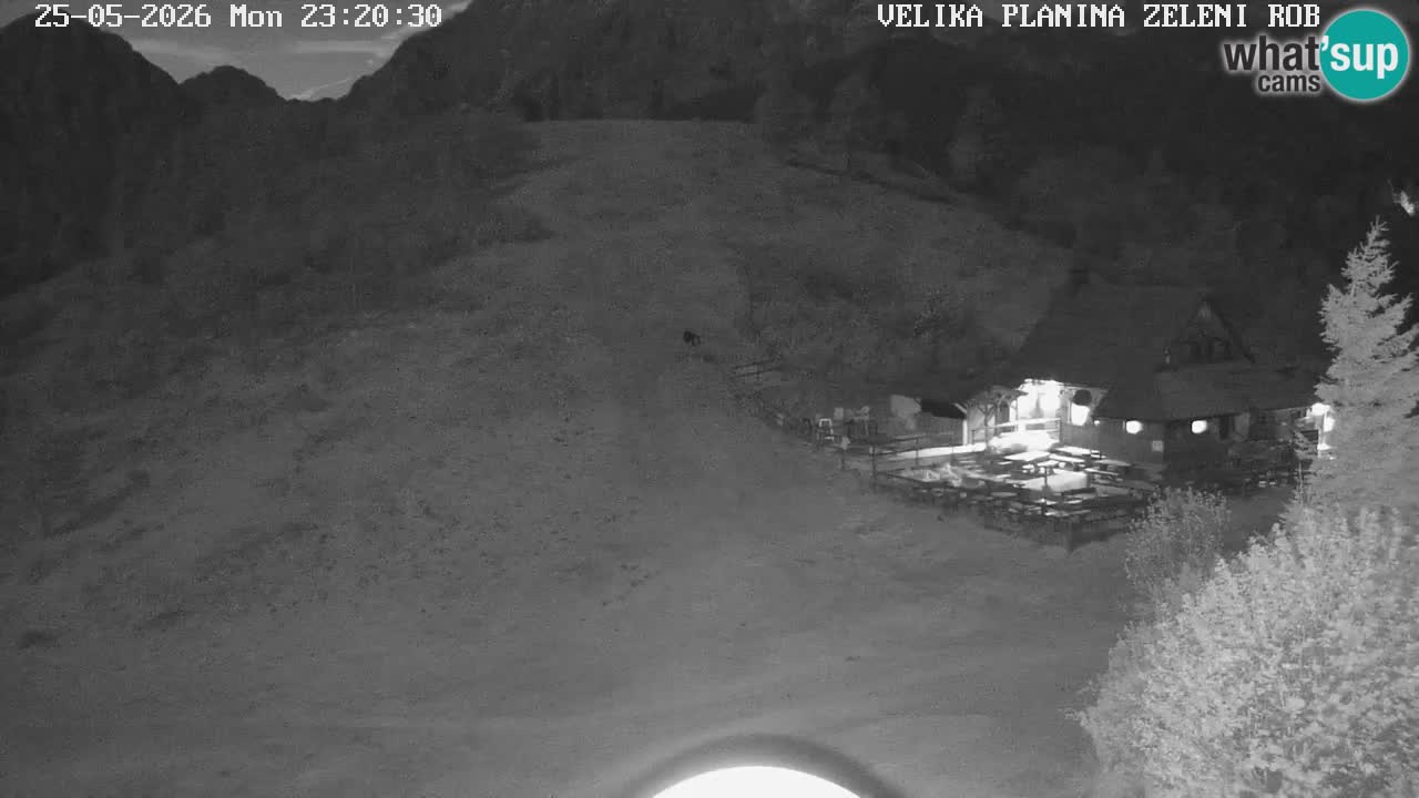 Zeleni Rob | Web kamera Velika Planina