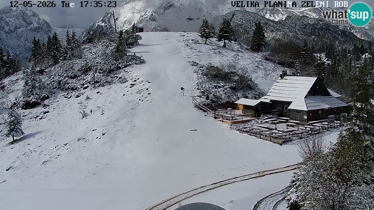 Zeleni Rob – Webcam live | Velika Planina