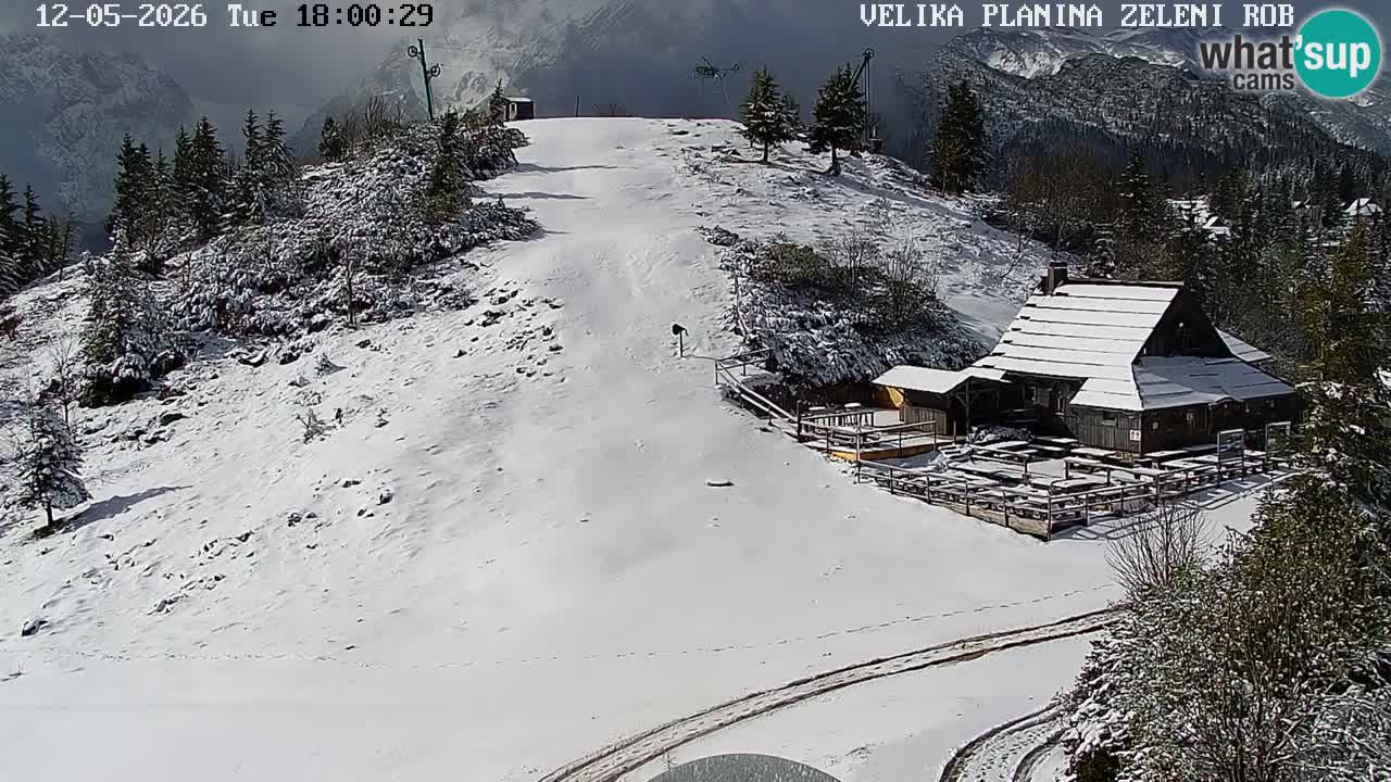 Zeleni Rob – Webcam live | Velika Planina
