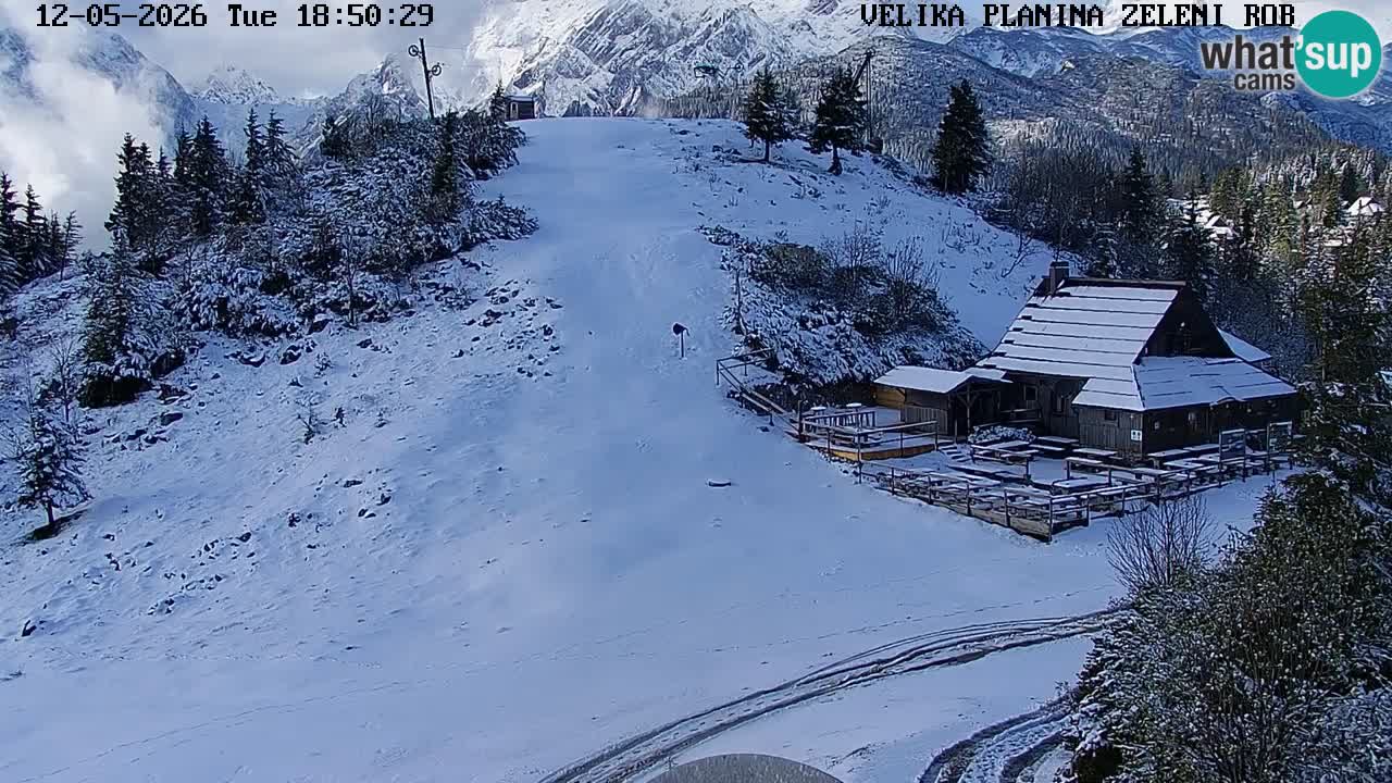 Zeleni Rob – Webcam live | Velika Planina