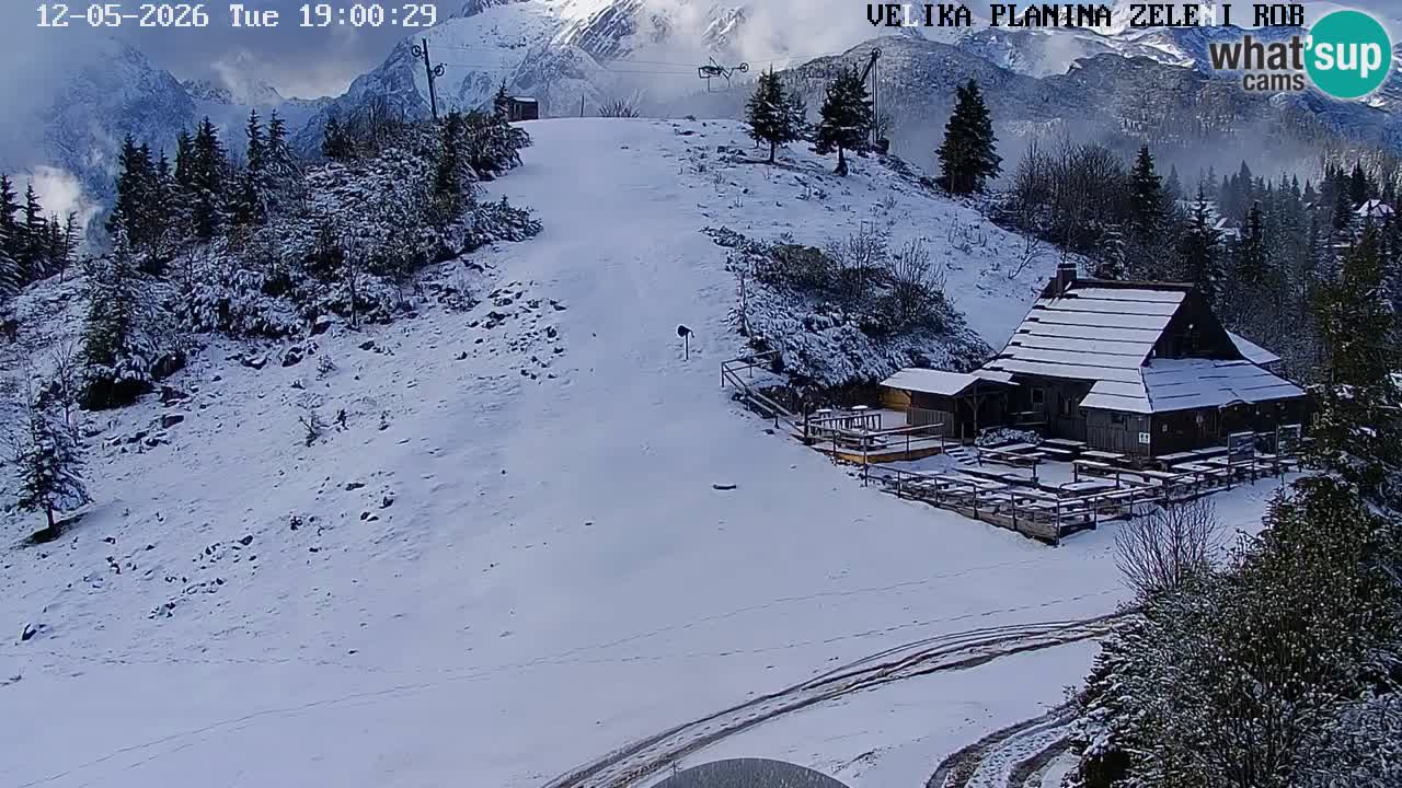 Zeleni Rob – Webcam live | Velika Planina