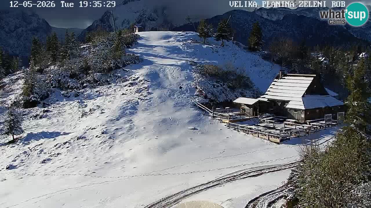 Zeleni Rob – Webcam live | Velika Planina