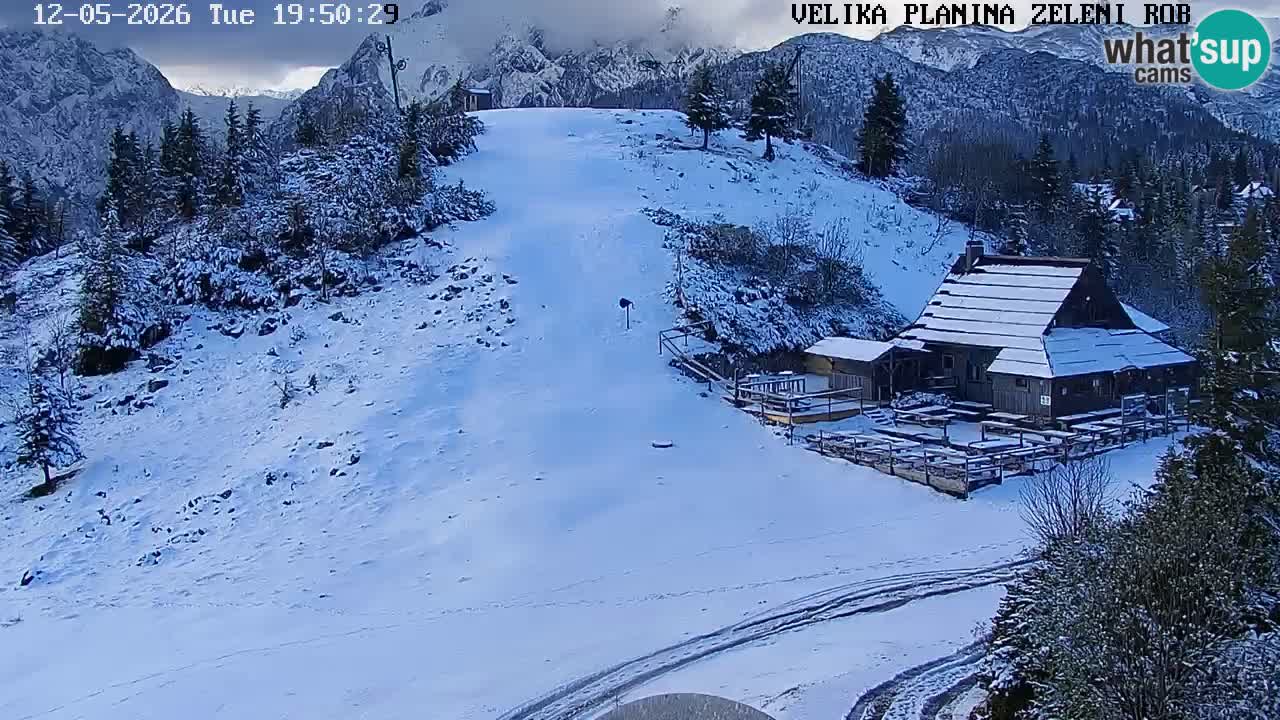 Zeleni Rob – Webcam live | Velika Planina