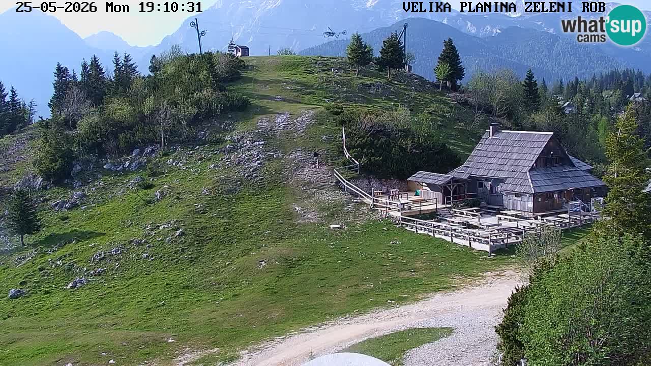 Zeleni Rob – Webcam live | Velika Planina