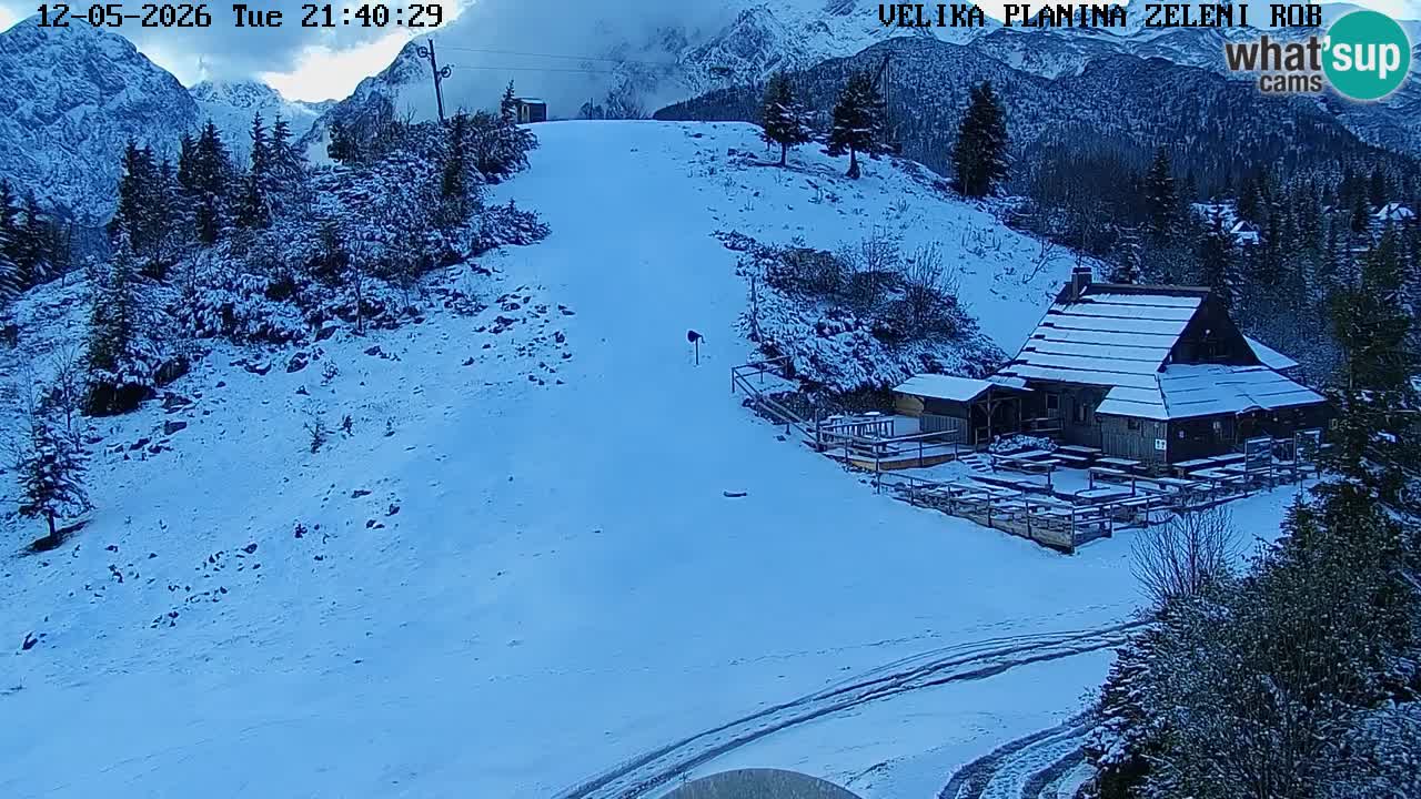 Zeleni Rob – Webcam live | Velika Planina