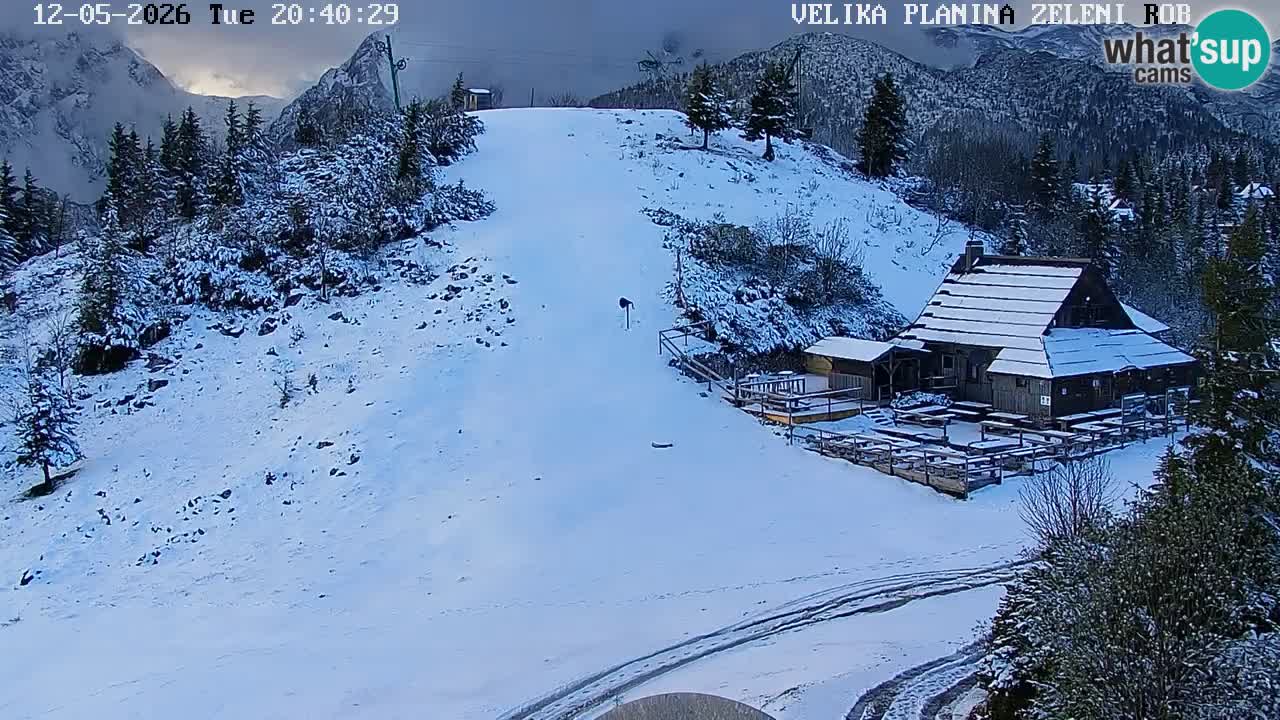 Zeleni Rob – Webcam live | Velika Planina