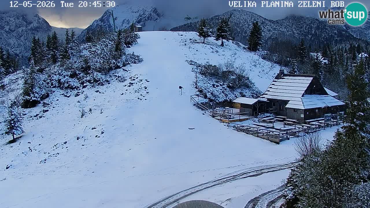 Zeleni Rob | Web kamera Velika Planina