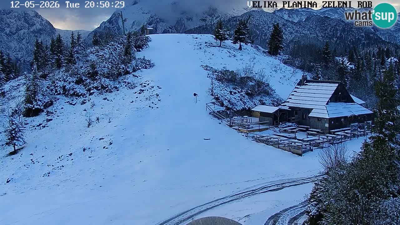Zeleni Rob | Webcam live Velika Planina