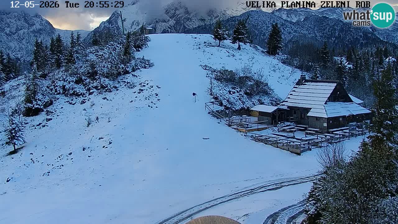 Zeleni Rob – Webcam live | Velika Planina