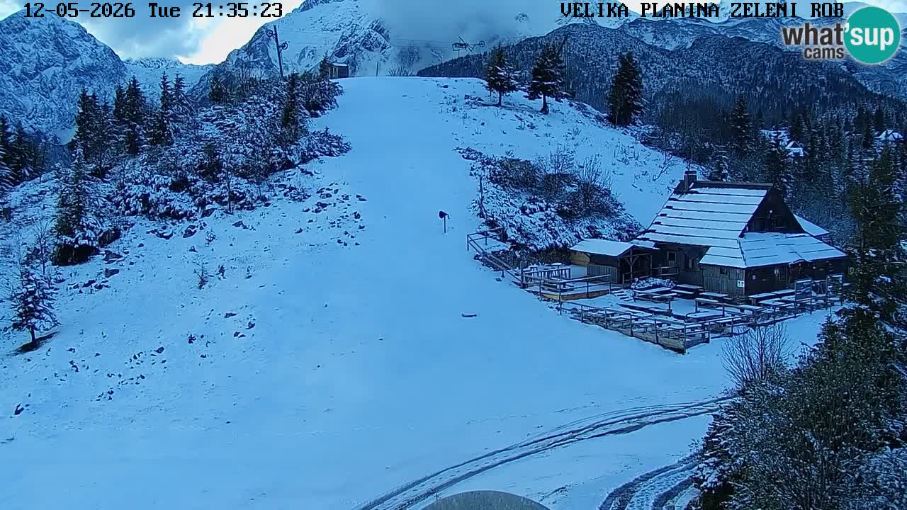 Zeleni Rob | Webcam live Velika Planina