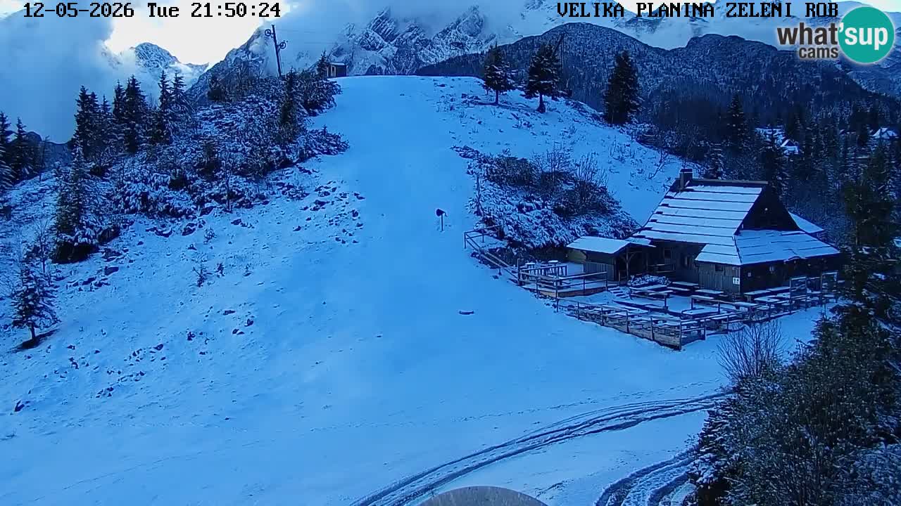Zeleni Rob | Webcam live Velika Planina
