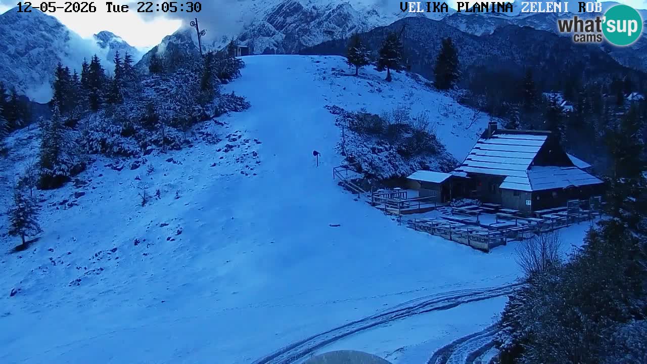 Zeleni Rob – Webcam live | Velika Planina