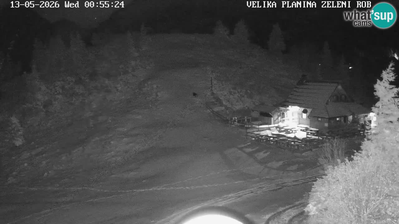 Zeleni Rob | Webcam en vivo Velika Planina