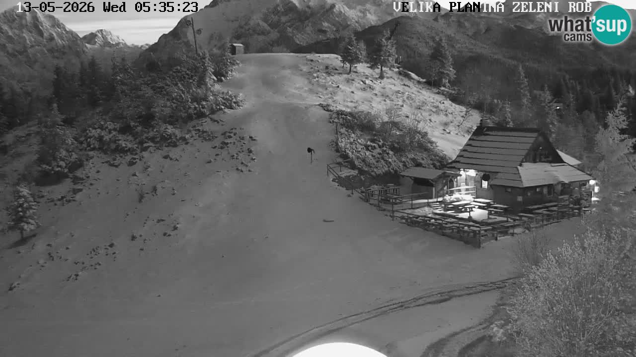 Zeleni Rob | Webcam en vivo Velika Planina