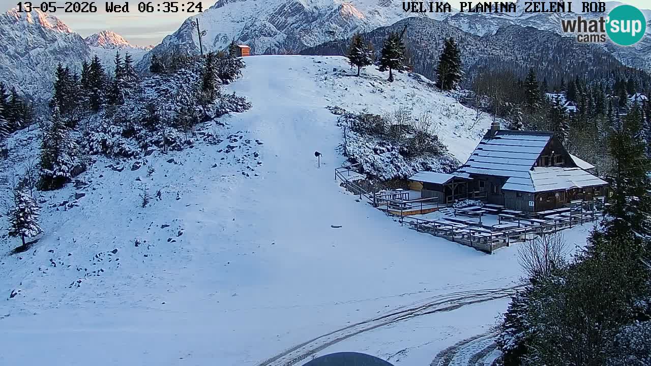 Zeleni Rob – Webcam live | Velika Planina