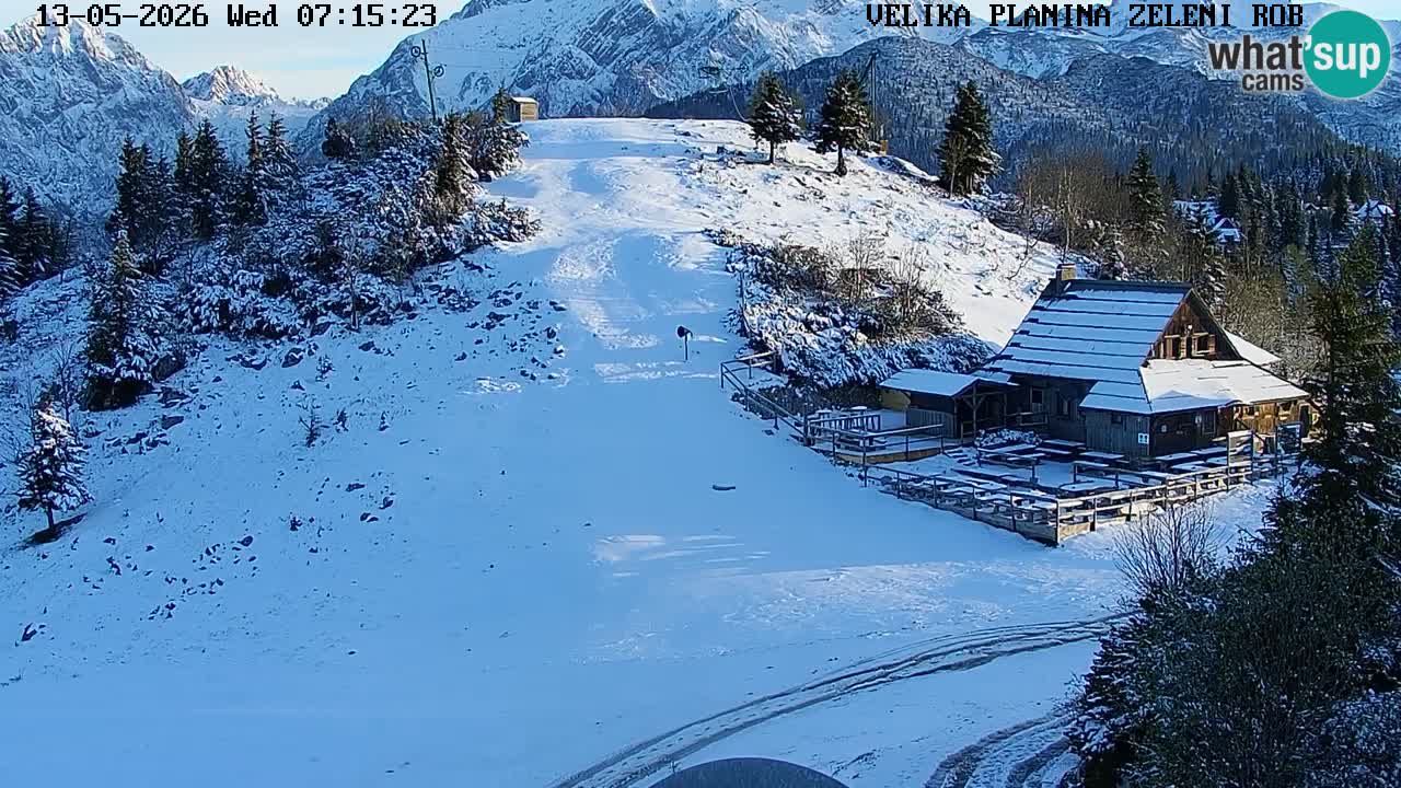Zeleni Rob – Webcam live | Velika Planina