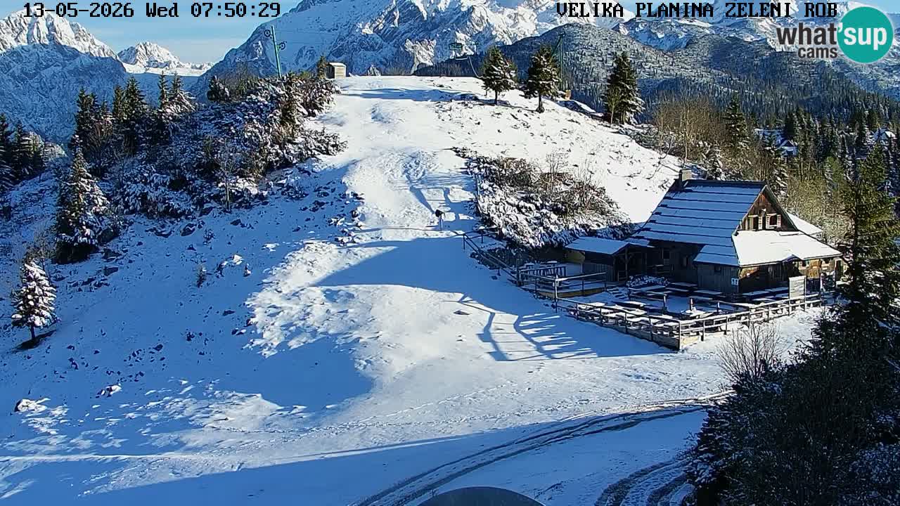 Zeleni Rob | Web kamera Velika Planina