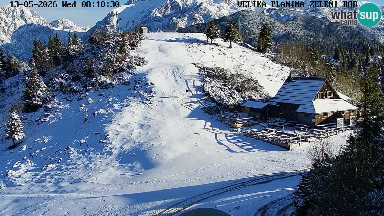 Zeleni Rob | Webcam live Velika Planina