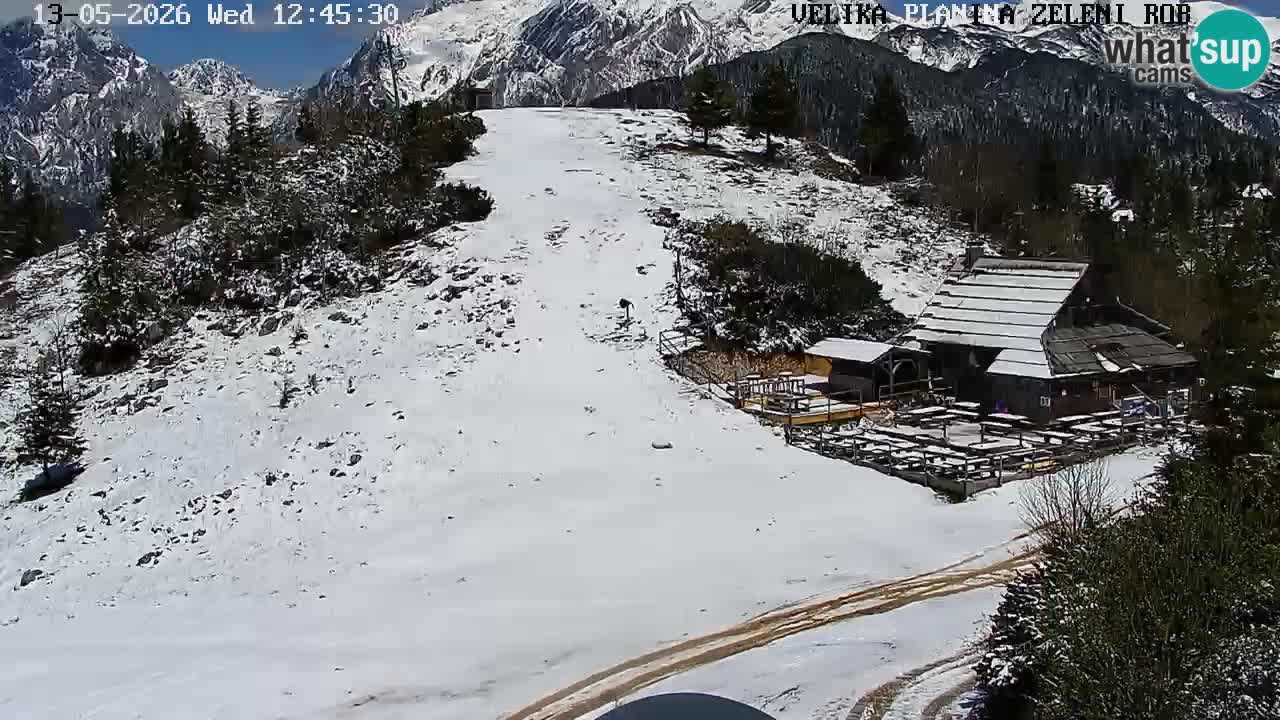 Zeleni Rob | Web kamera Velika Planina