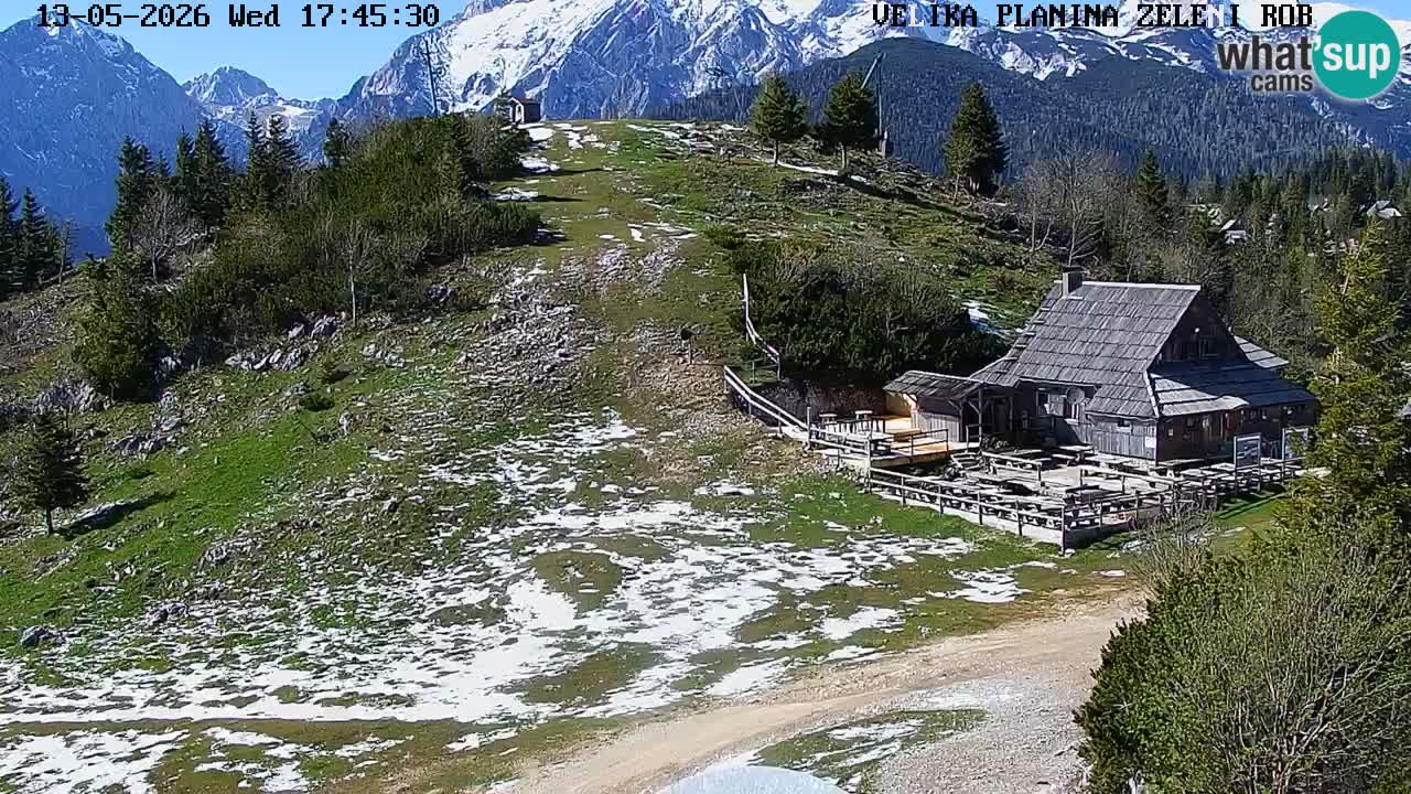 Zeleni Rob – Webcam live | Velika Planina
