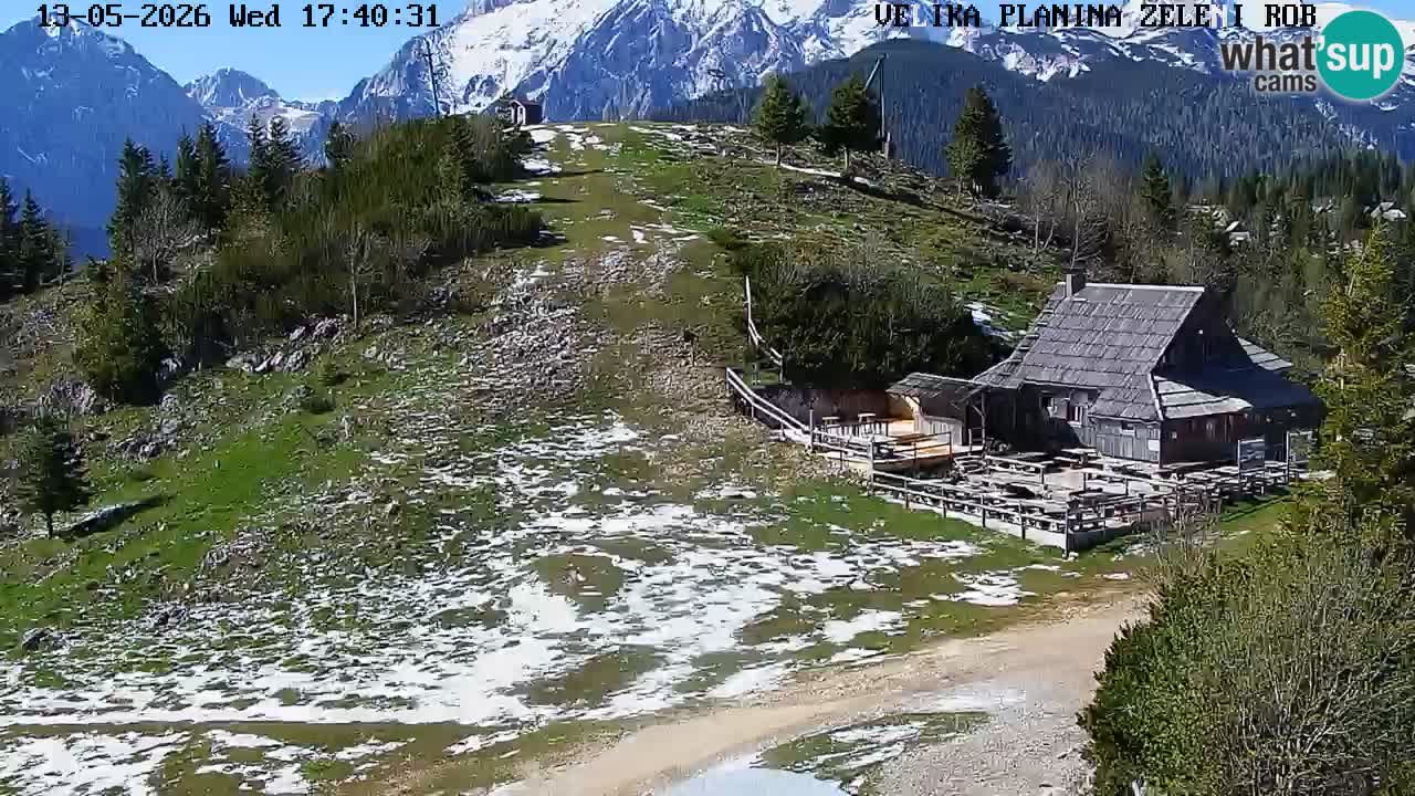 Zeleni Rob – Webcam live | Velika Planina