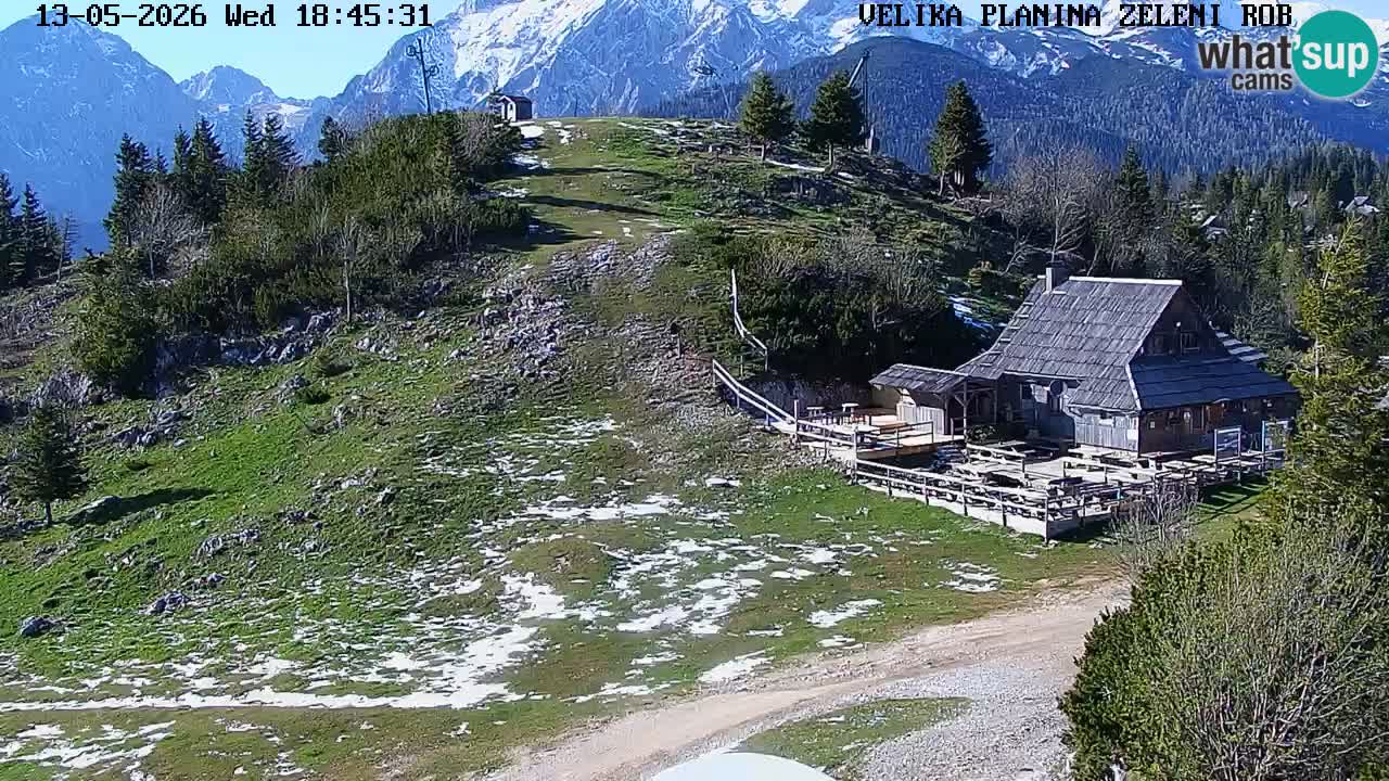Zeleni Rob – Webcam live | Velika Planina