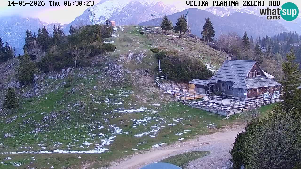 Zeleni Rob – Webcam live | Velika Planina