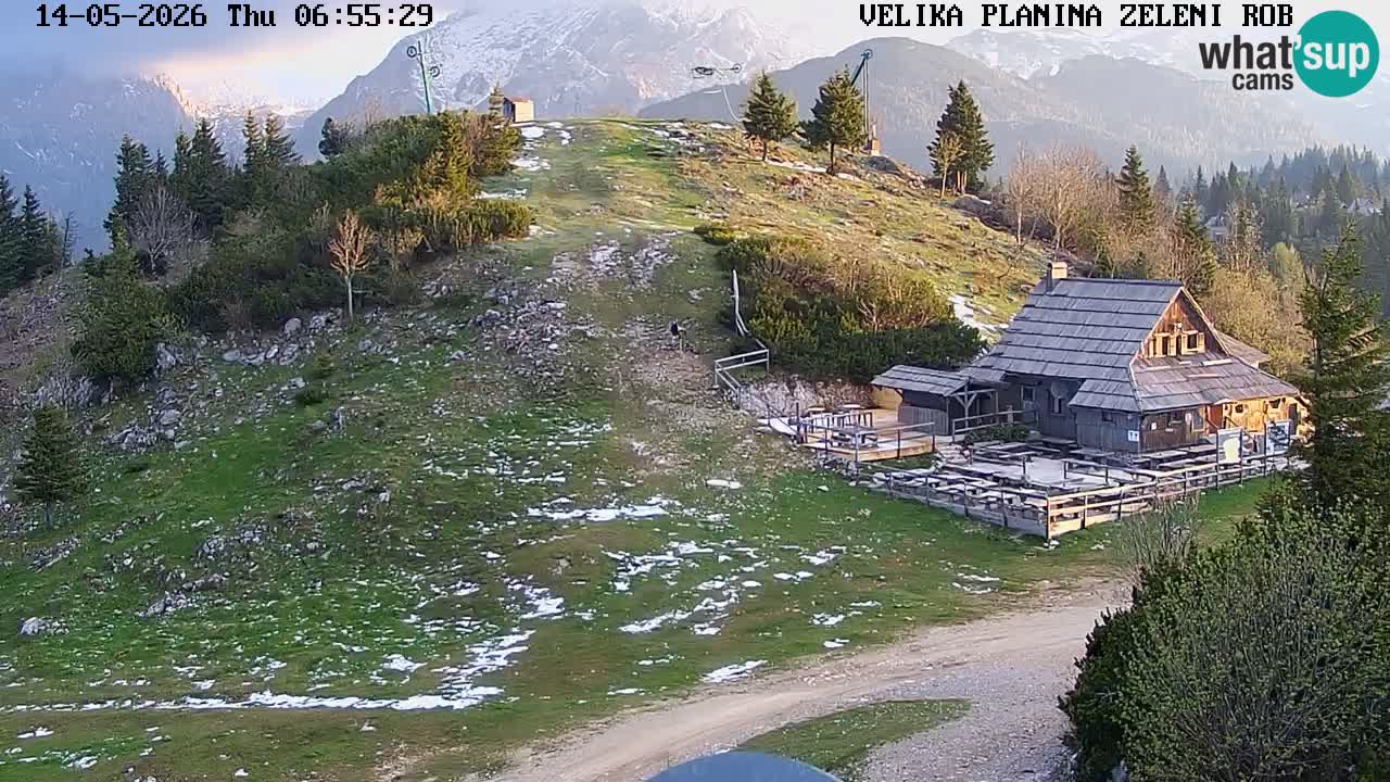 Zeleni Rob – Webcam live | Velika Planina