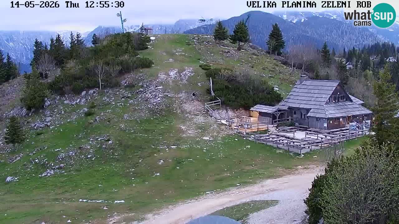 Zeleni Rob – Webcam live | Velika Planina