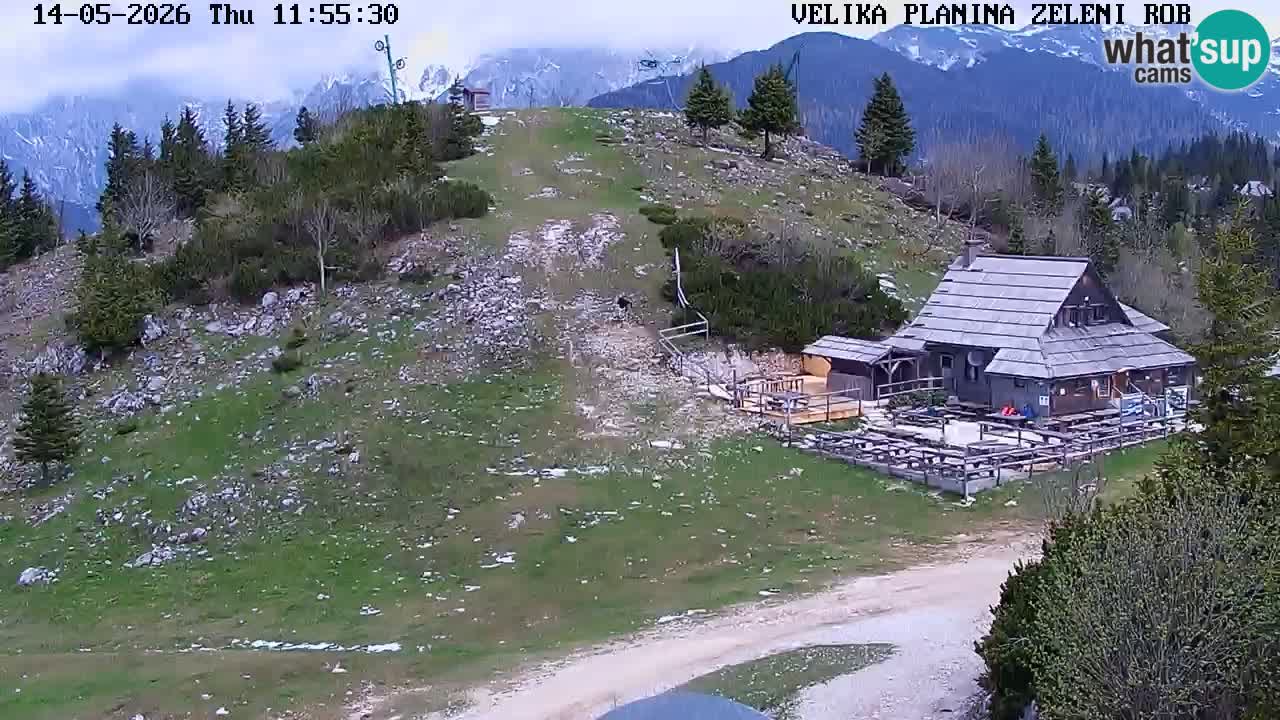 Zeleni Rob | Web kamera Velika Planina