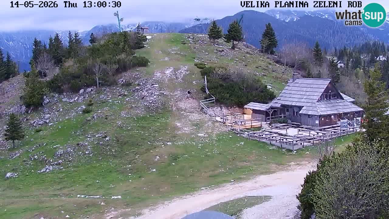 Zeleni Rob | Webcam live Velika Planina