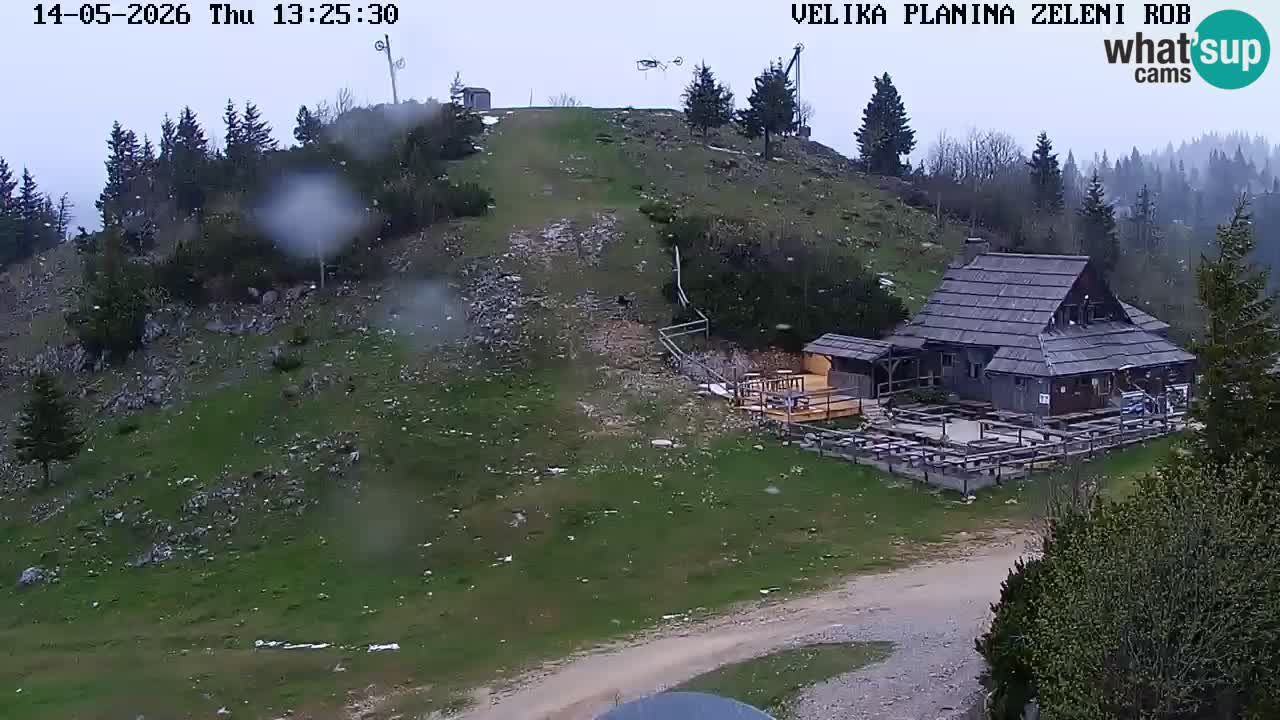 Zeleni Rob | Web kamera Velika Planina