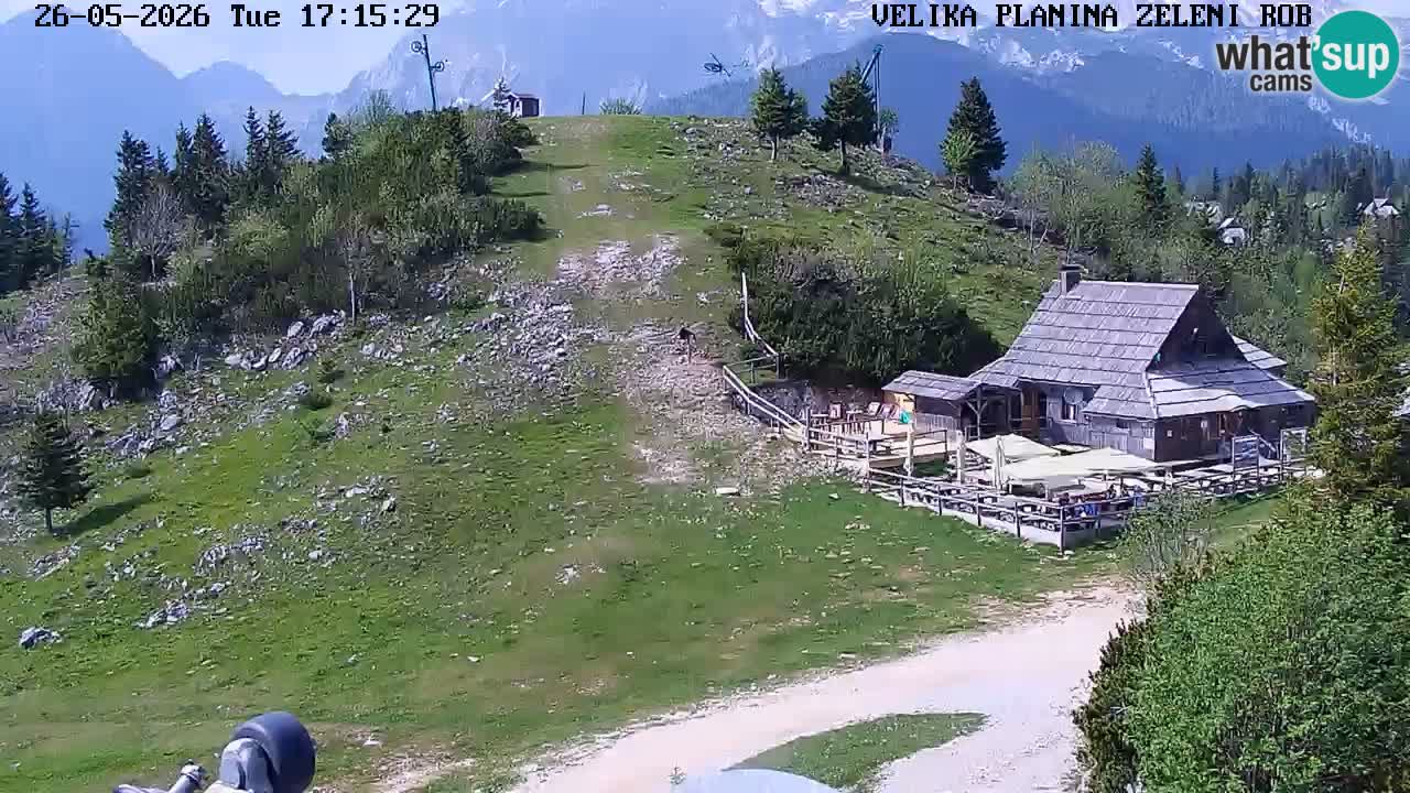 Zeleni Rob | Web kamera Velika Planina