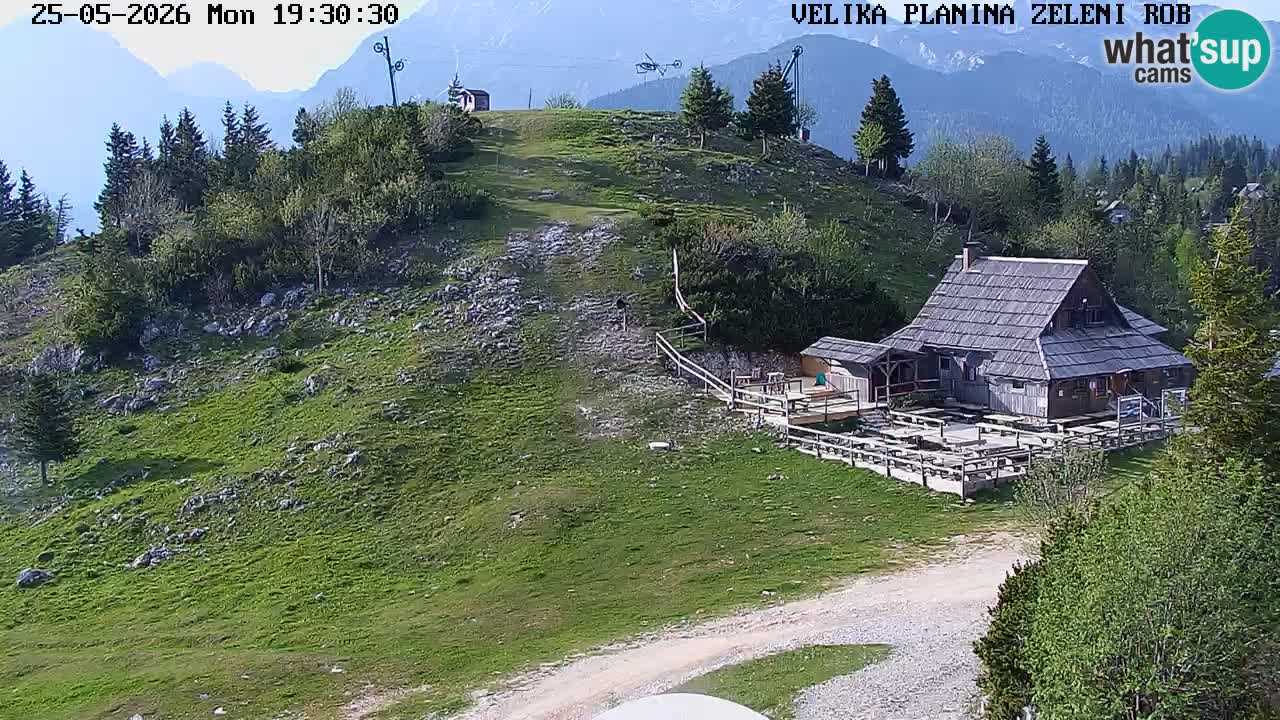 Zeleni Rob – Webcam live | Velika Planina